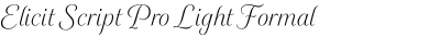 Elicit Script Pro Light Formal